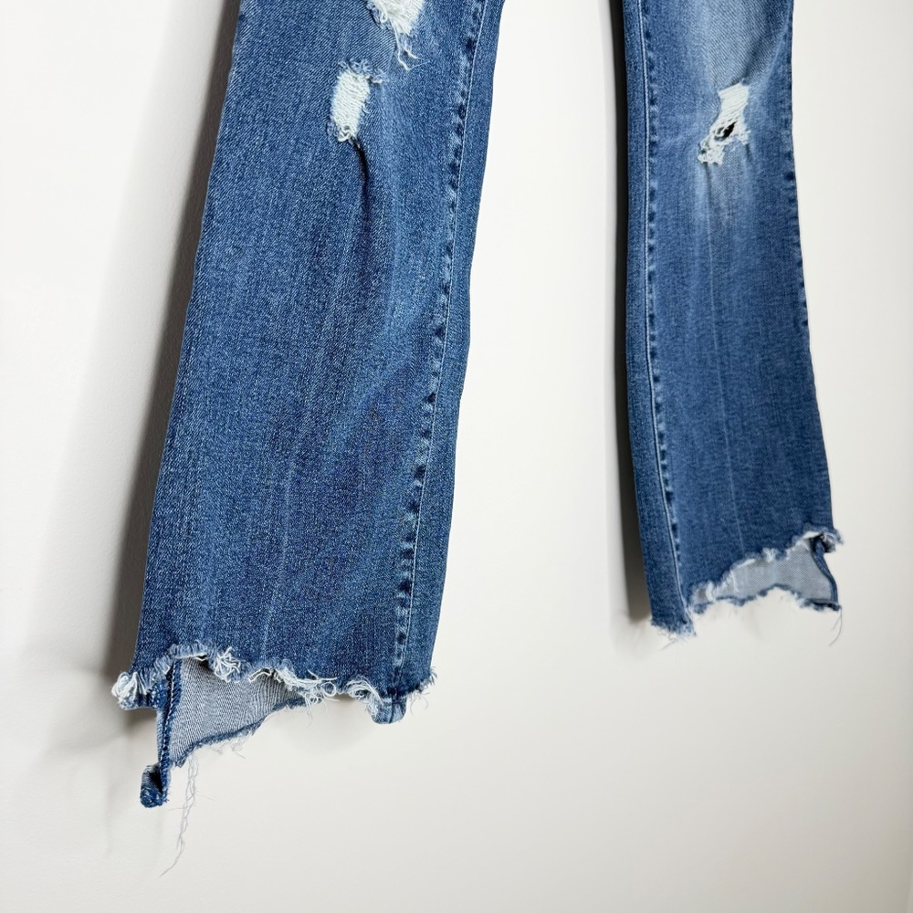 Mother The Insider Crop Step Chew High Rise Jeans 25 - Picture 3 of 8